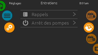 Menu Entretiens
